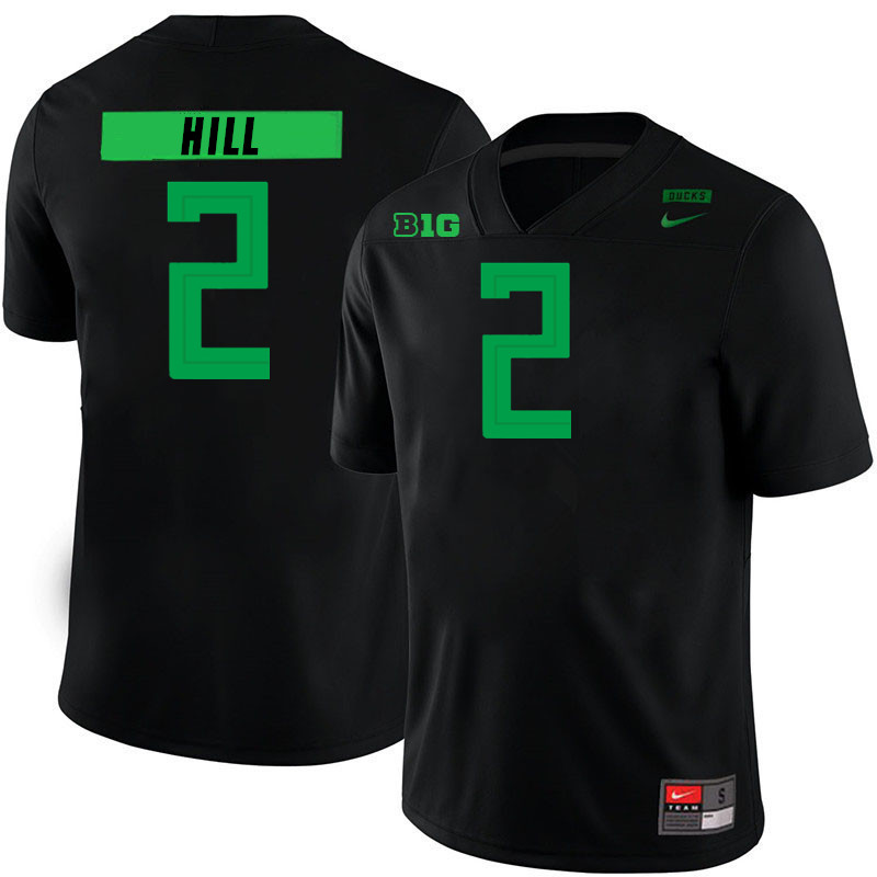 Troy Hill Oregon Jersey,Oregon Ducks Football Uniforms Youth-Alternate Black